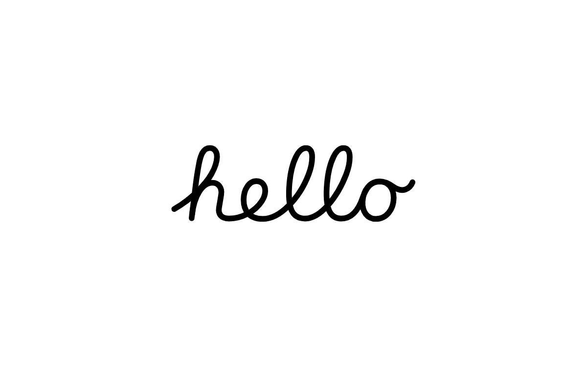 Hello, handwritten preview